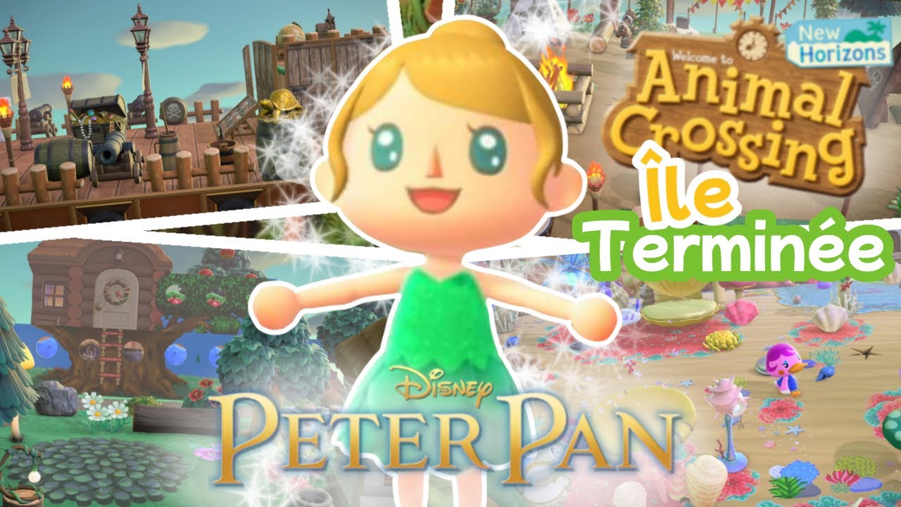 J'AI FINI mon île PETER PAN sur Animal Crossing New Horizons 🧚🏻✨