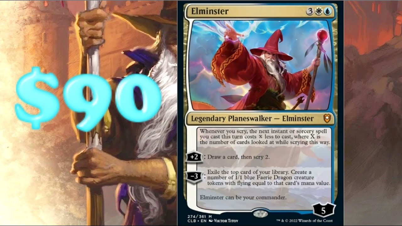 $90 Elminster Big Mana, Scry, Instant and Sorcery Budget EDH Deck Tech