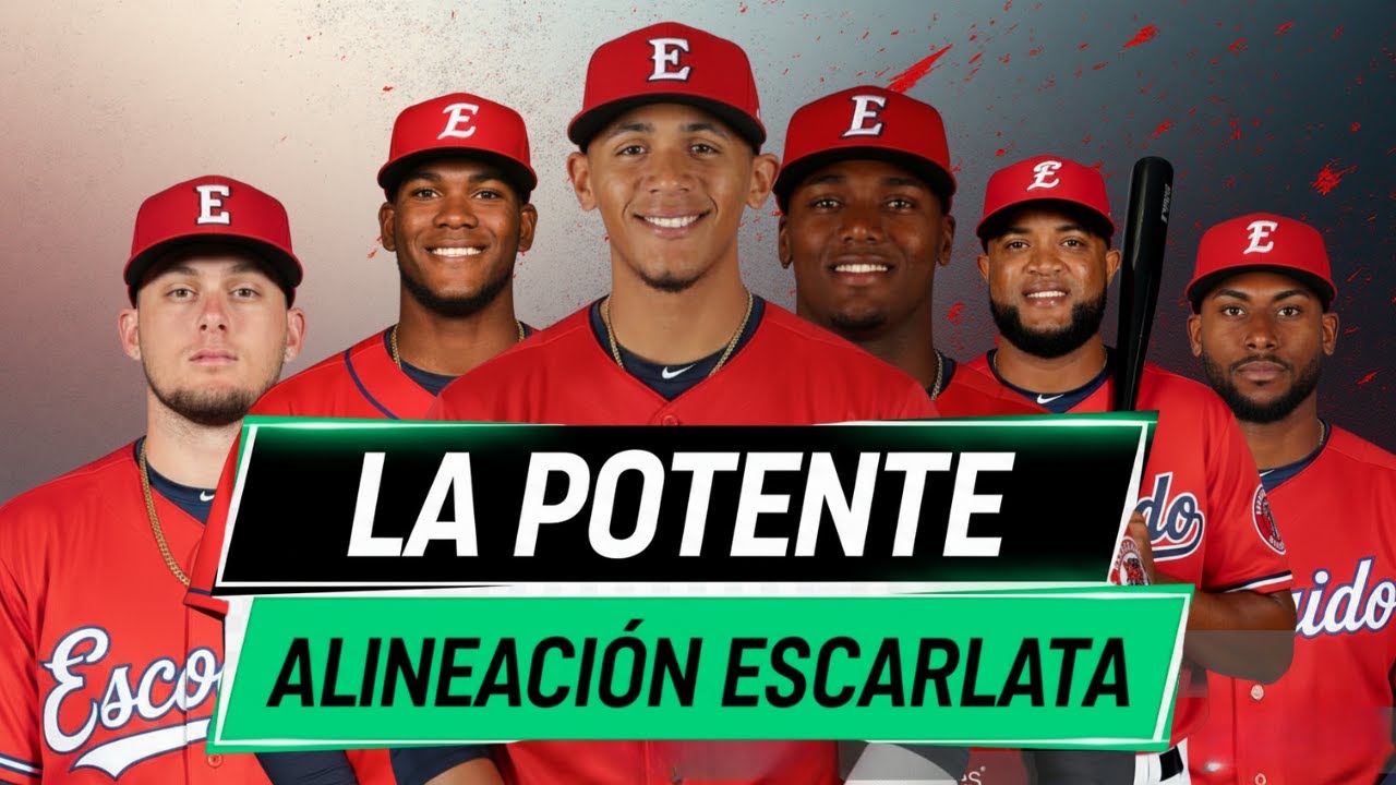 ¡DE LOCURA! Esta es la Potente Alineación de Leones del Escogido vs Tigres del Licey