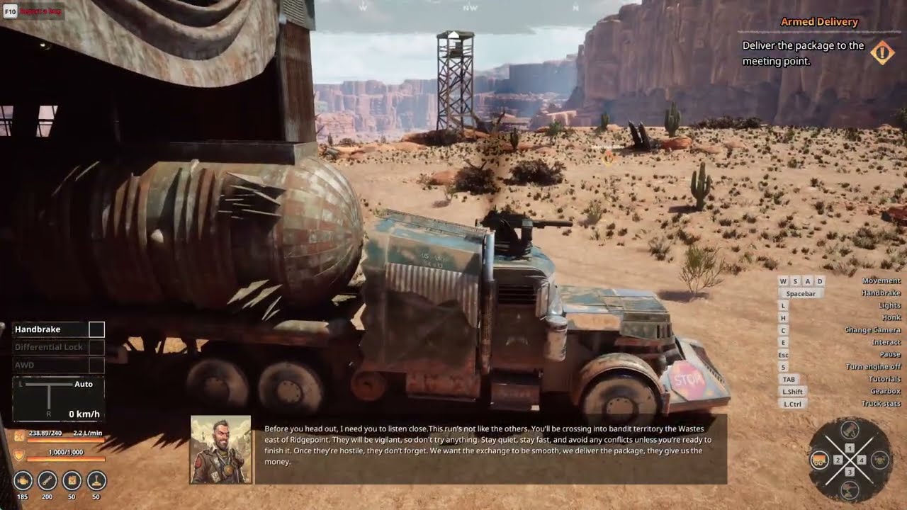 Dust & Diesel Deadland Delivery gameplay demo
