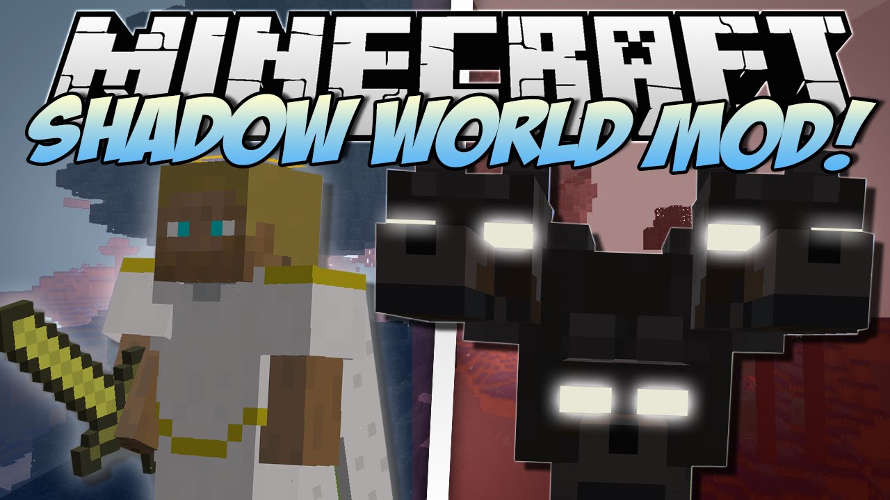 Minecraft | SHADOW WORLD MOD! (Creepiest Mod EVER!) | Mod Showcase