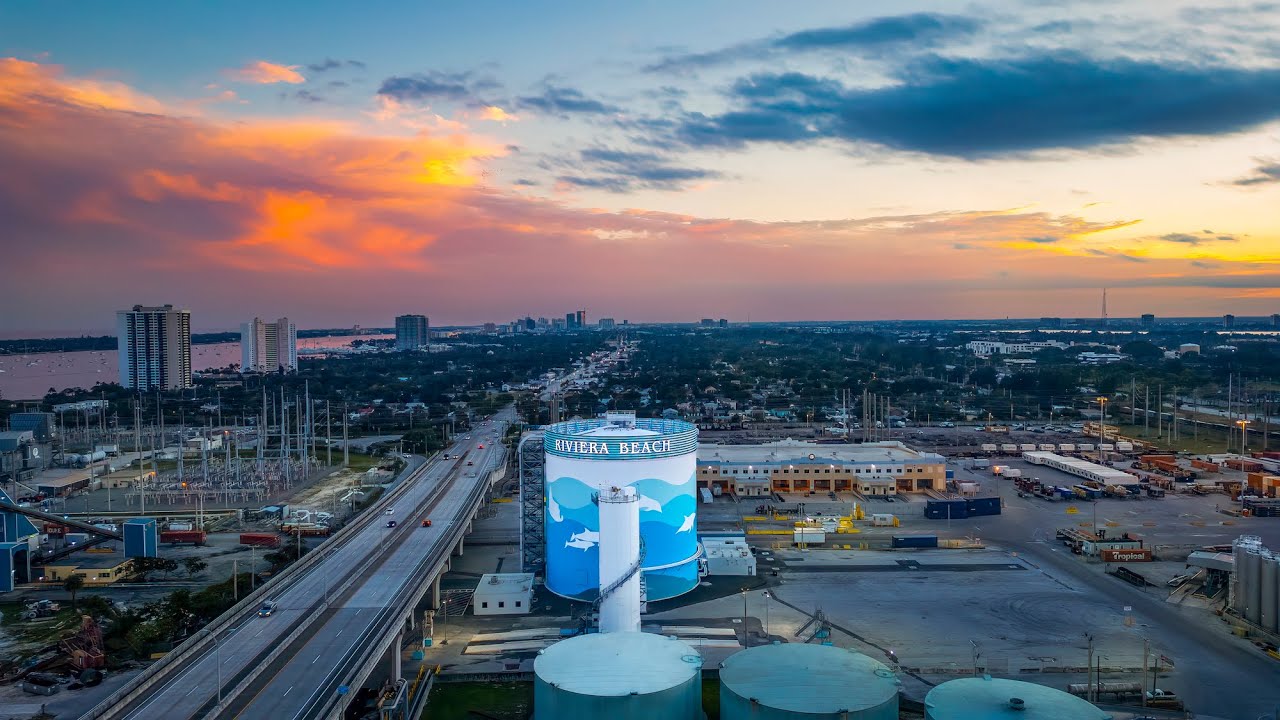 Cement storage – Ozinga Port of Palm Beach