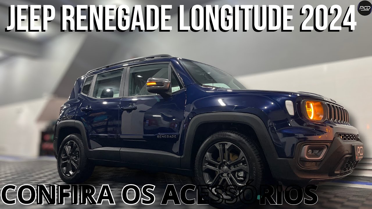 Jeep Renegade Longitude 2024 - Acessórios imperdíveis para seu Jeep!