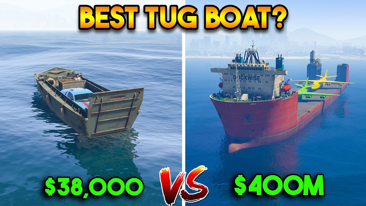 CHEAP TUG BOAT VS EXPENSIVE TUG BOAT (BEST TUGBOAT IN GTA 5?)