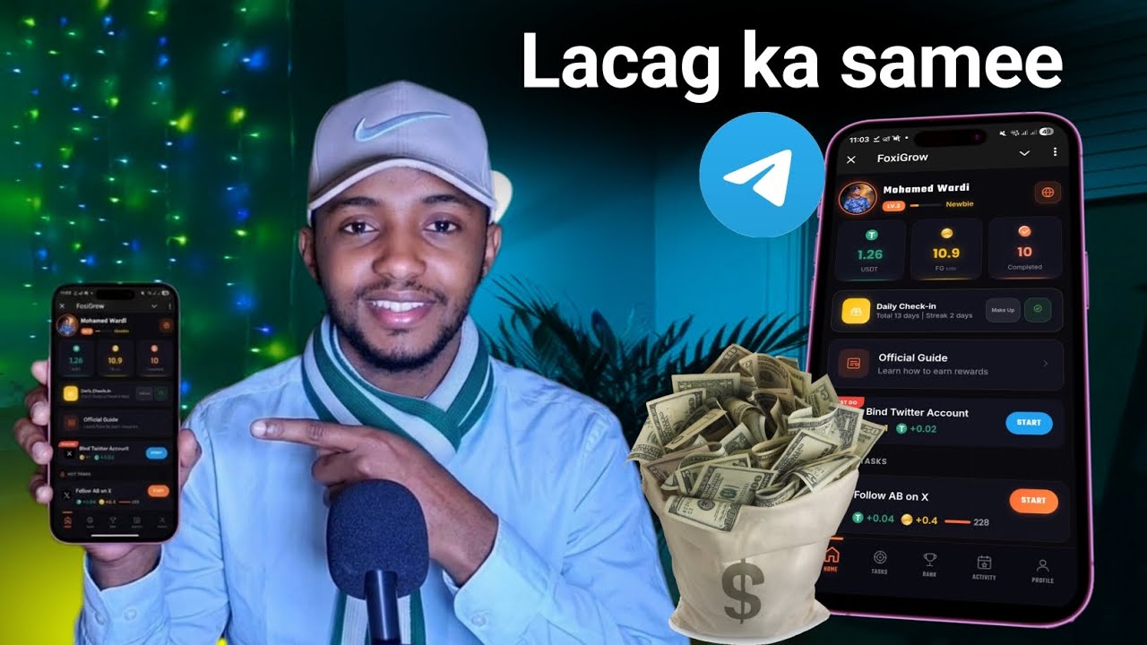 Lacag ka samee Bot-kan | Ka faaideyso hada  | Full Video | Step by Step 
