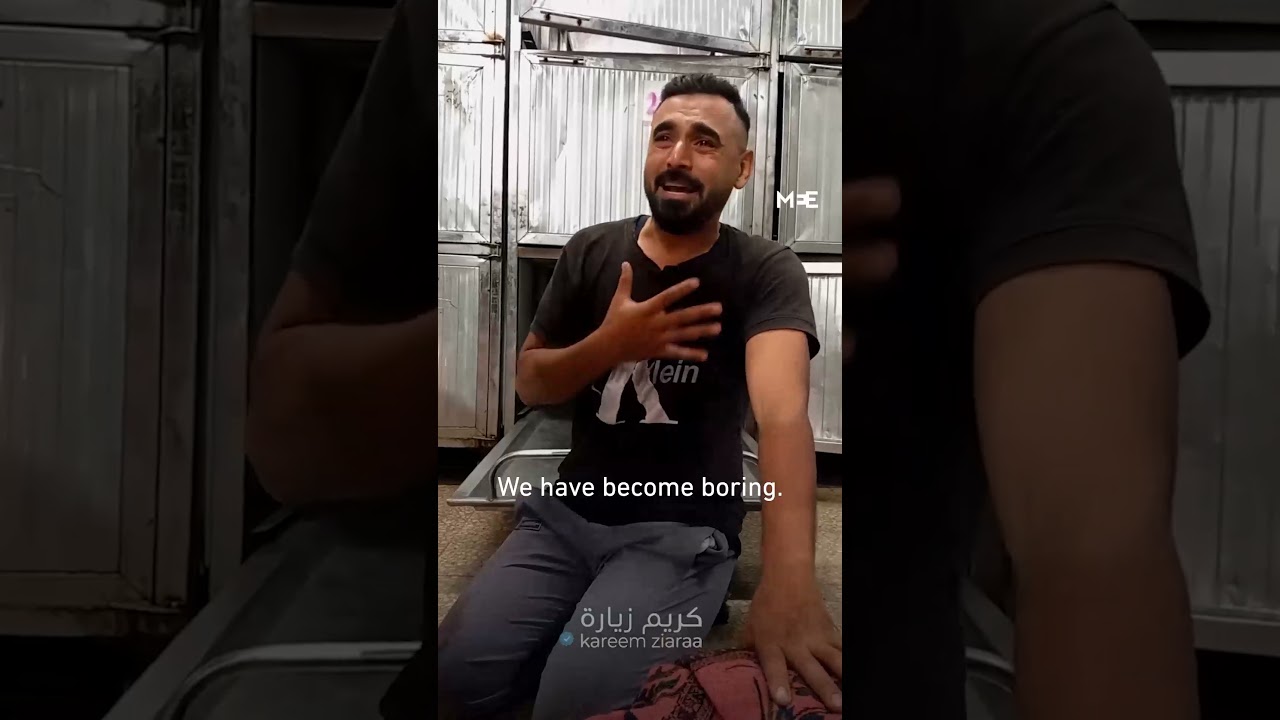 &lsquo;We hope you are enjoying the World Cup&rsquo; says Palestinian after a deadly Israeli strike in Gaza