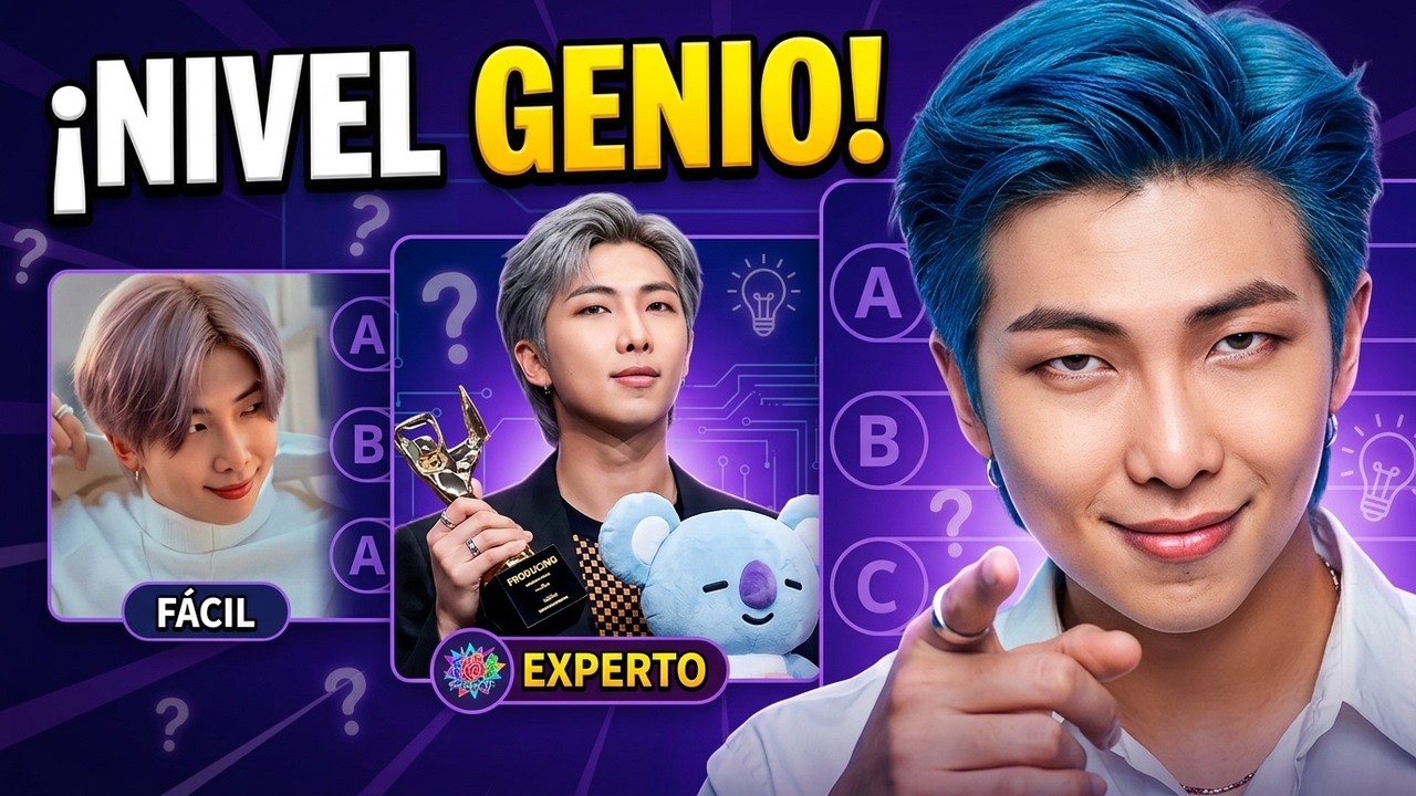 ¿Tienes el IQ de RM? 🐨 El TEST definitivo de 40 Preguntas (Nivel Namjooning)