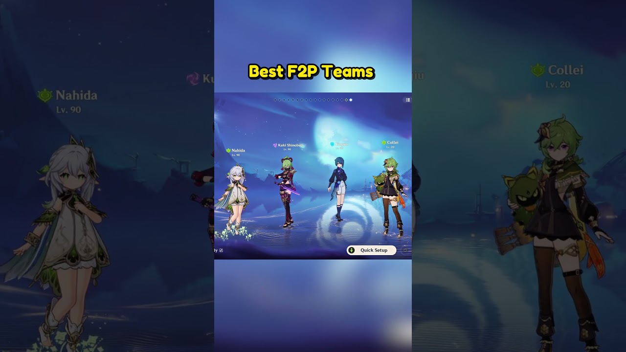 Лучшие F2P-команды#genshinsum#genshinguide#genshinimpact#hoyoverse
