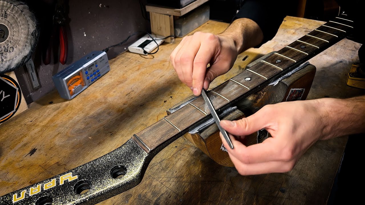 The restoration process of my first Bass Guitar