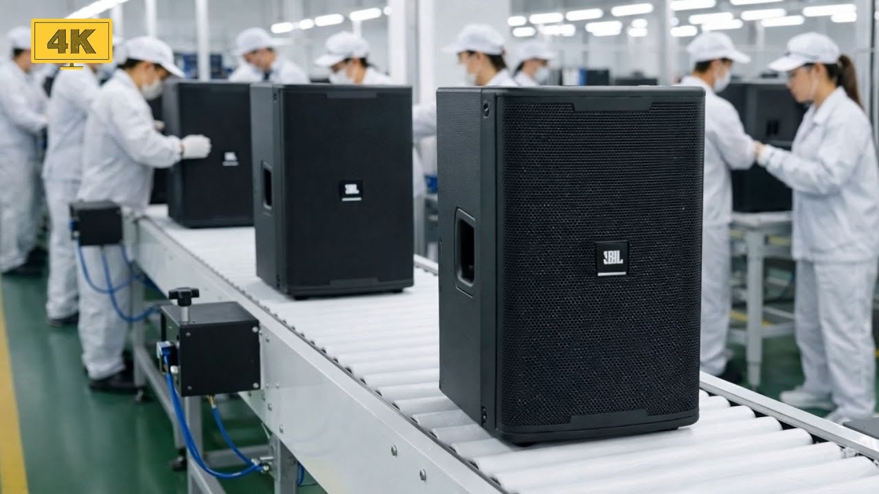 Inside the JBL factory: The JBL KP6012 Karaoke Speaker Production Process - Part 2