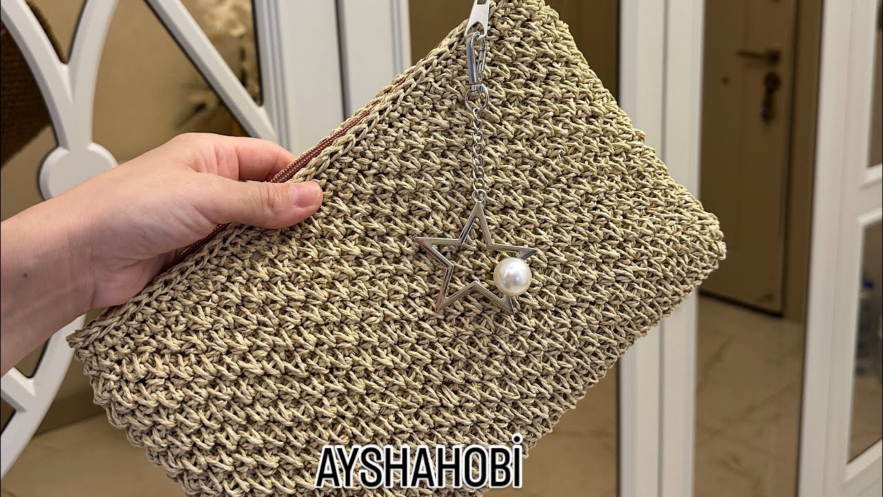 SEPET MODEL PORTFÖY ÇANTA ÖRÜYORUZ #kagitcanta #crochet #knitting 