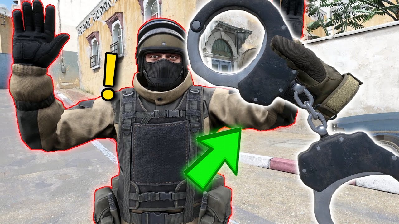 在VR枪战中给敌人戴上手铐！！