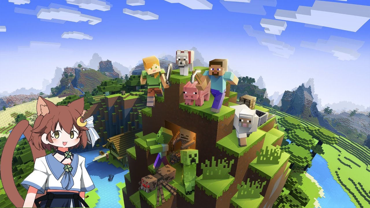 IDK what we're gonna do but I'm tired~ Tsuki Mia Plays MINECRAFT