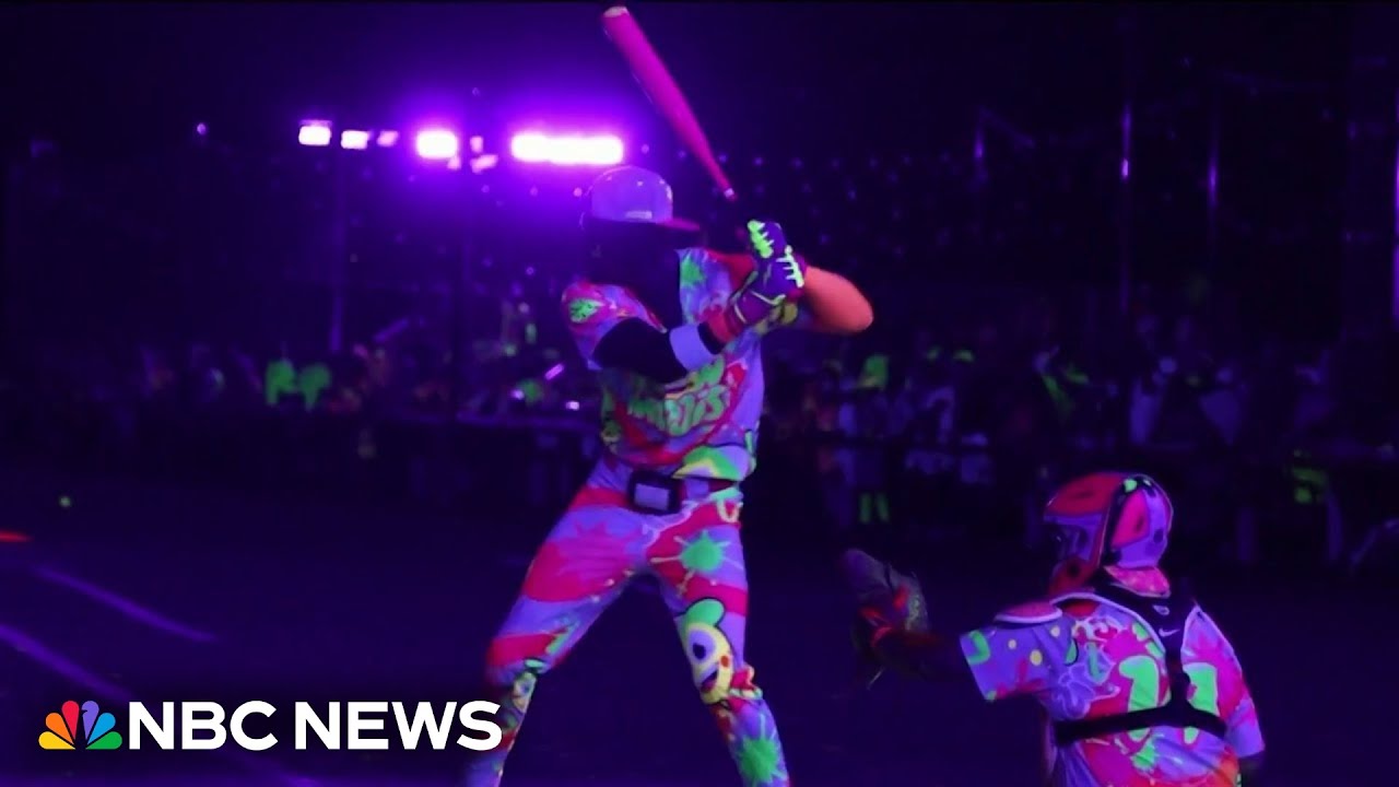 Glow-in-the-dark baseball: How the Cosmic league is transforming the sport