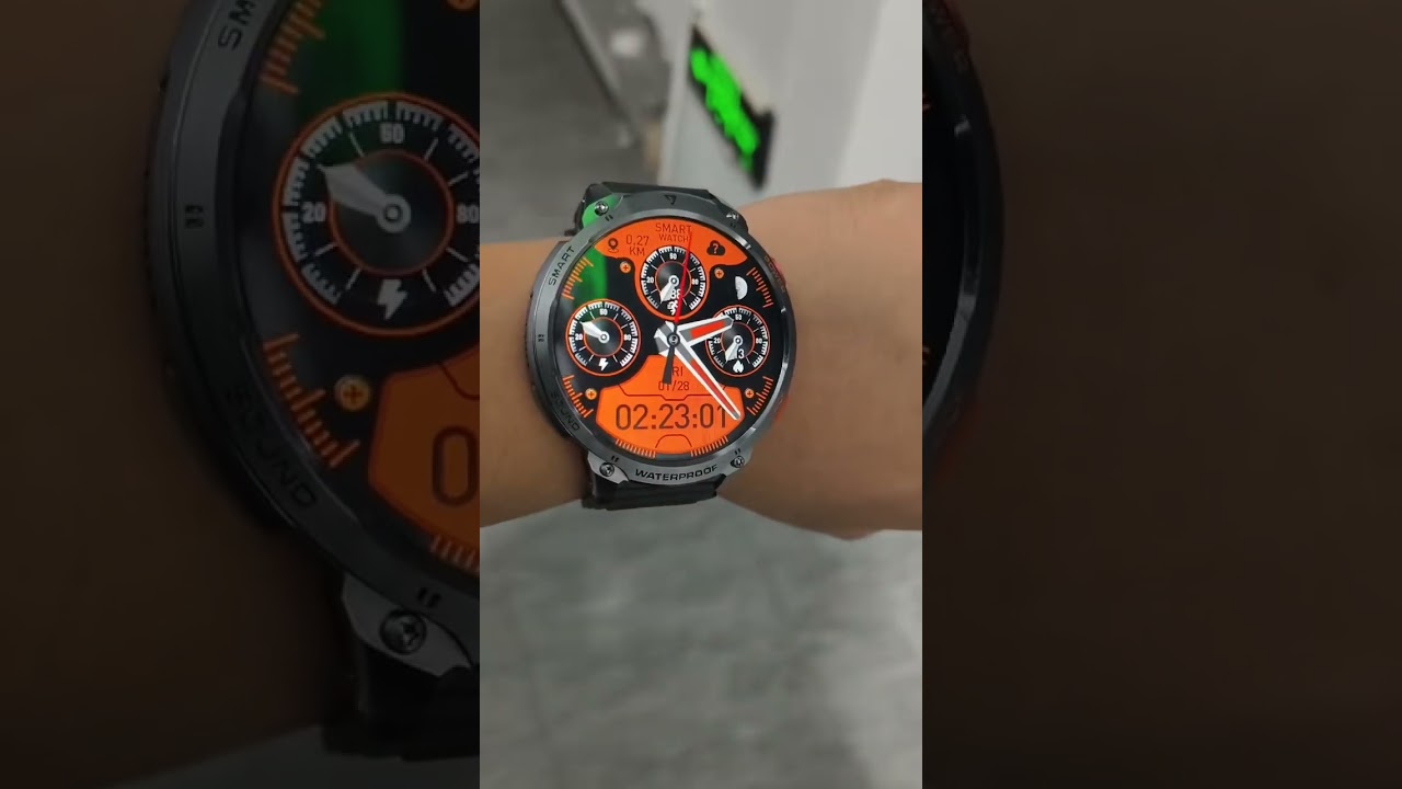 Mingdaln K68 Rugged Smartwatch | Best Military Outdoor Watch 2025? #ruggedwatch  #tacticalgear