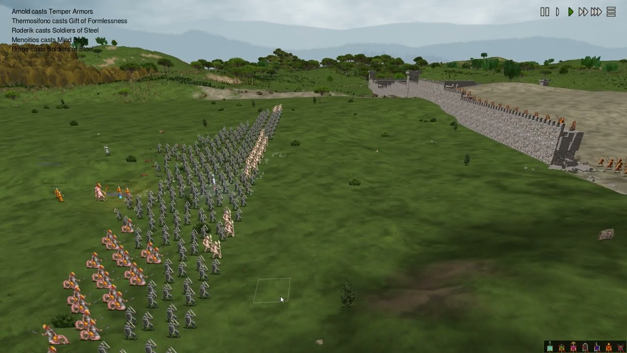 Dominions 6 Battle MA Agartha vs MA Arcoscephale - Evocation Showcase
