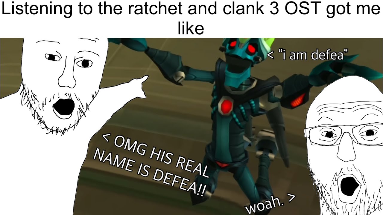 Listening to the ratchet and clank 3 OST got me like