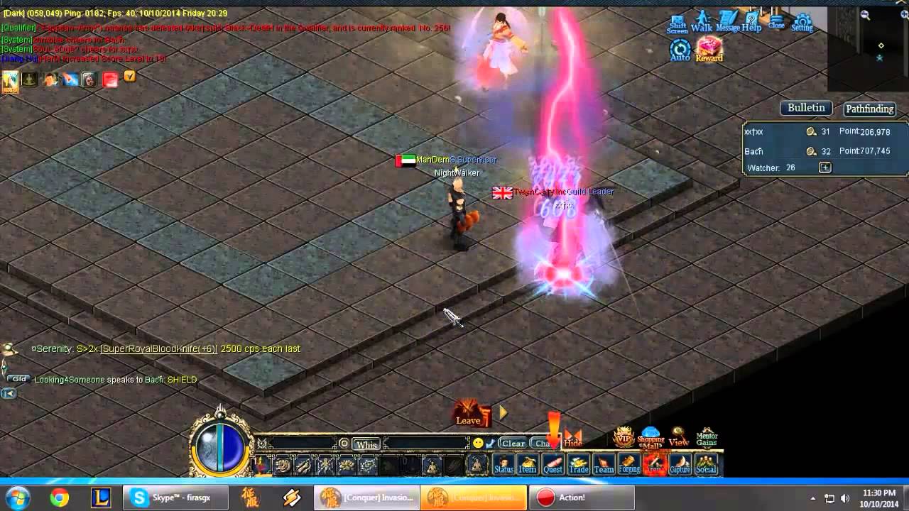 xxtxx vs Bacon Elite Pk Dark Server 10/11/2014