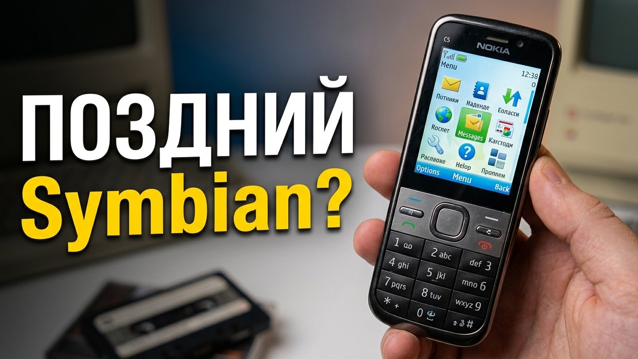 Nokia C5 5 MP. Поздний кнопочник на Symbian (2011)