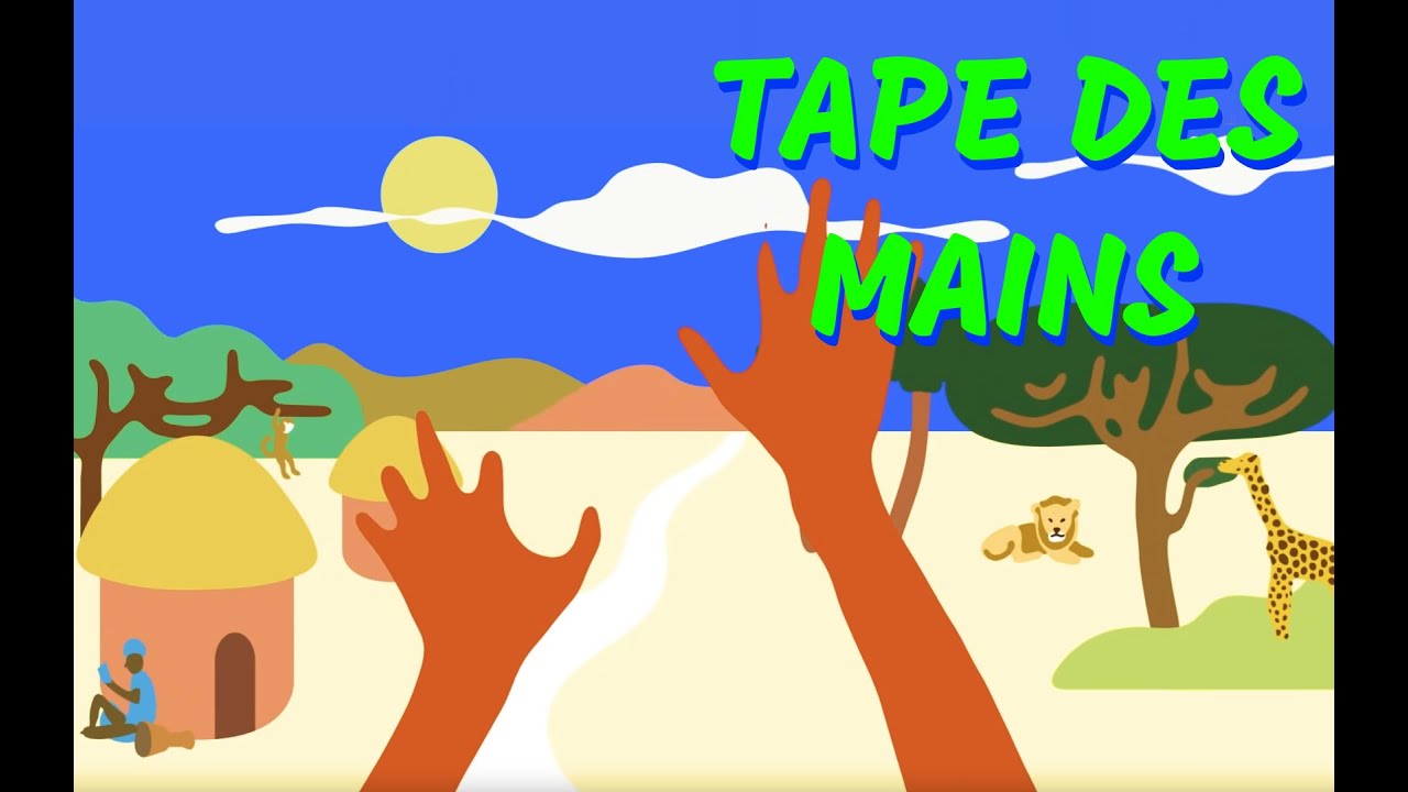 Tape des mains - Comptine &agrave; gestes