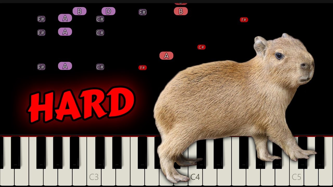 How to Play Capybara Song on Piano