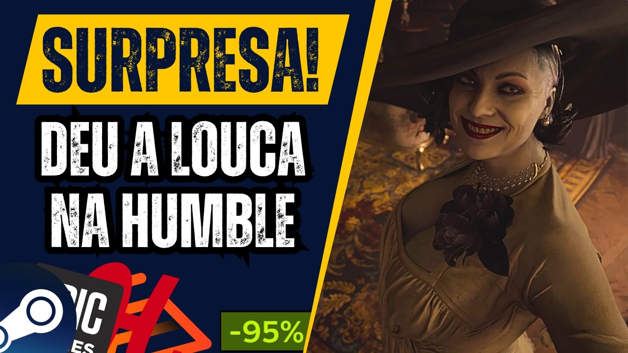 OPA! Promoção com JOGOS BARATOS na Steam, novo JOGO de GRAÇA para RESGATE na EPIC e Humble Choice