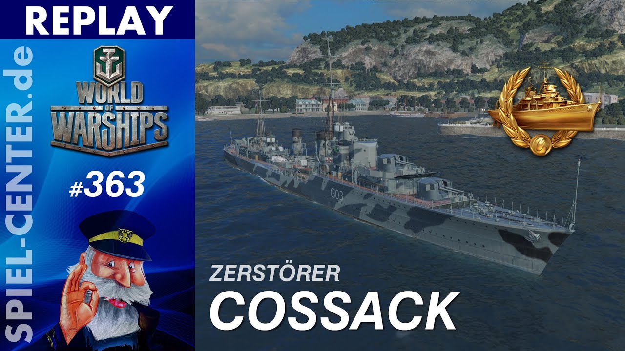 World of Warships Replay #363: Cossack [ Cappen trotz Radar...? ]