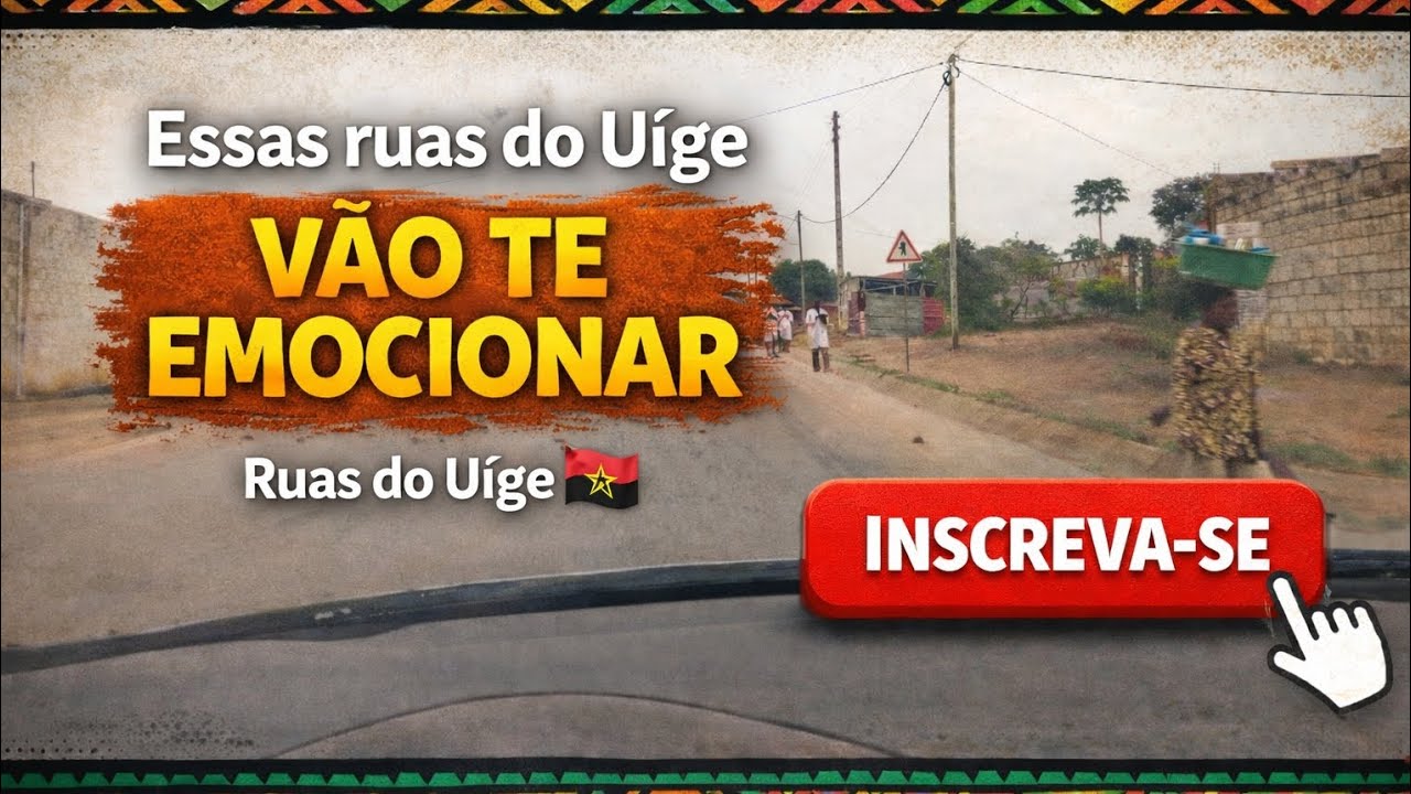 Essas ruas do Uíge vão te emocionar - Siga nosso canal e se inscreve.