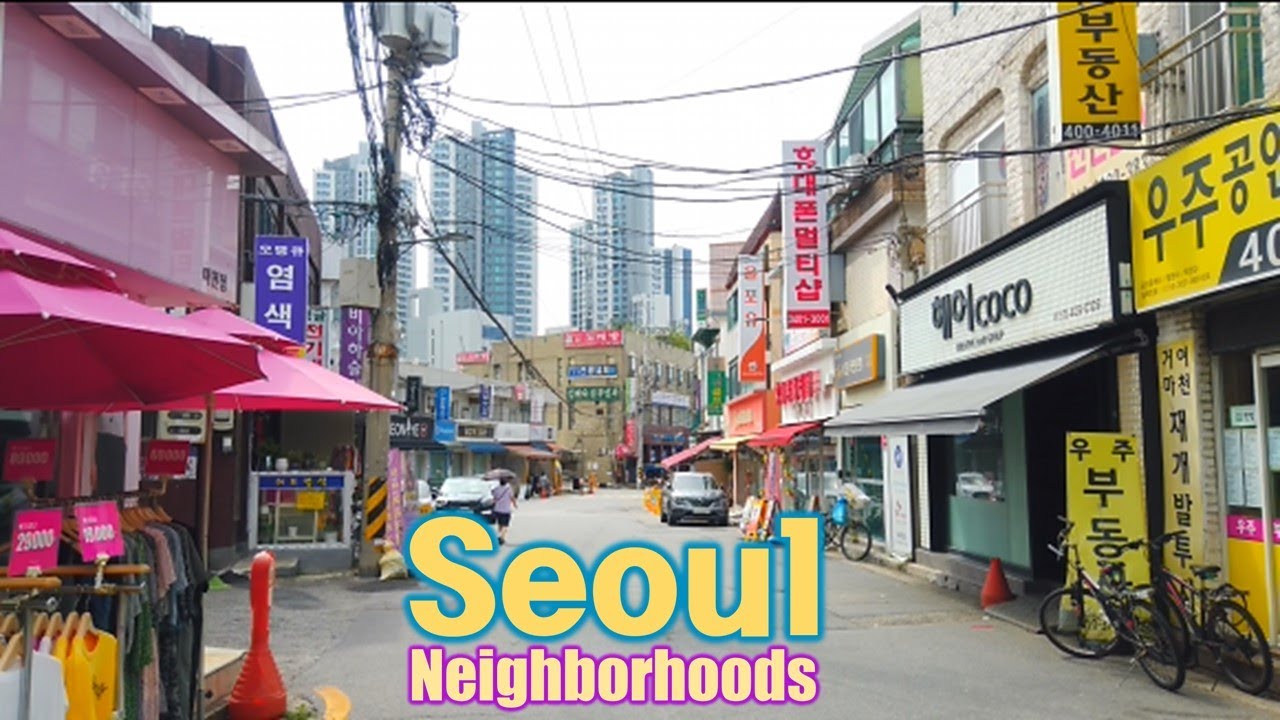 Seoul, Korea - Walking Tour of Neighborhood - 4K - Macheon 2-dong [Songpa-gu 3] 2(3)-27