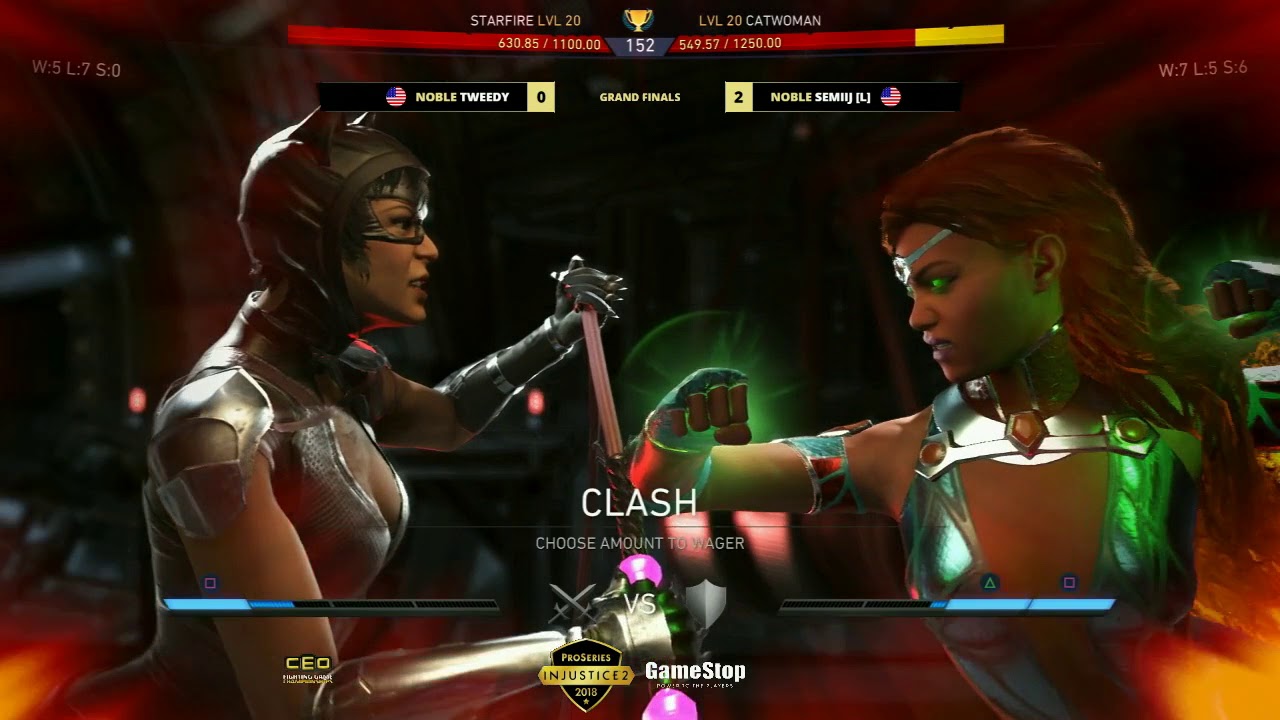 2018 CEO Grand Finals - Noble Tweedy vs Noble Semiij - Injustice Pro Series