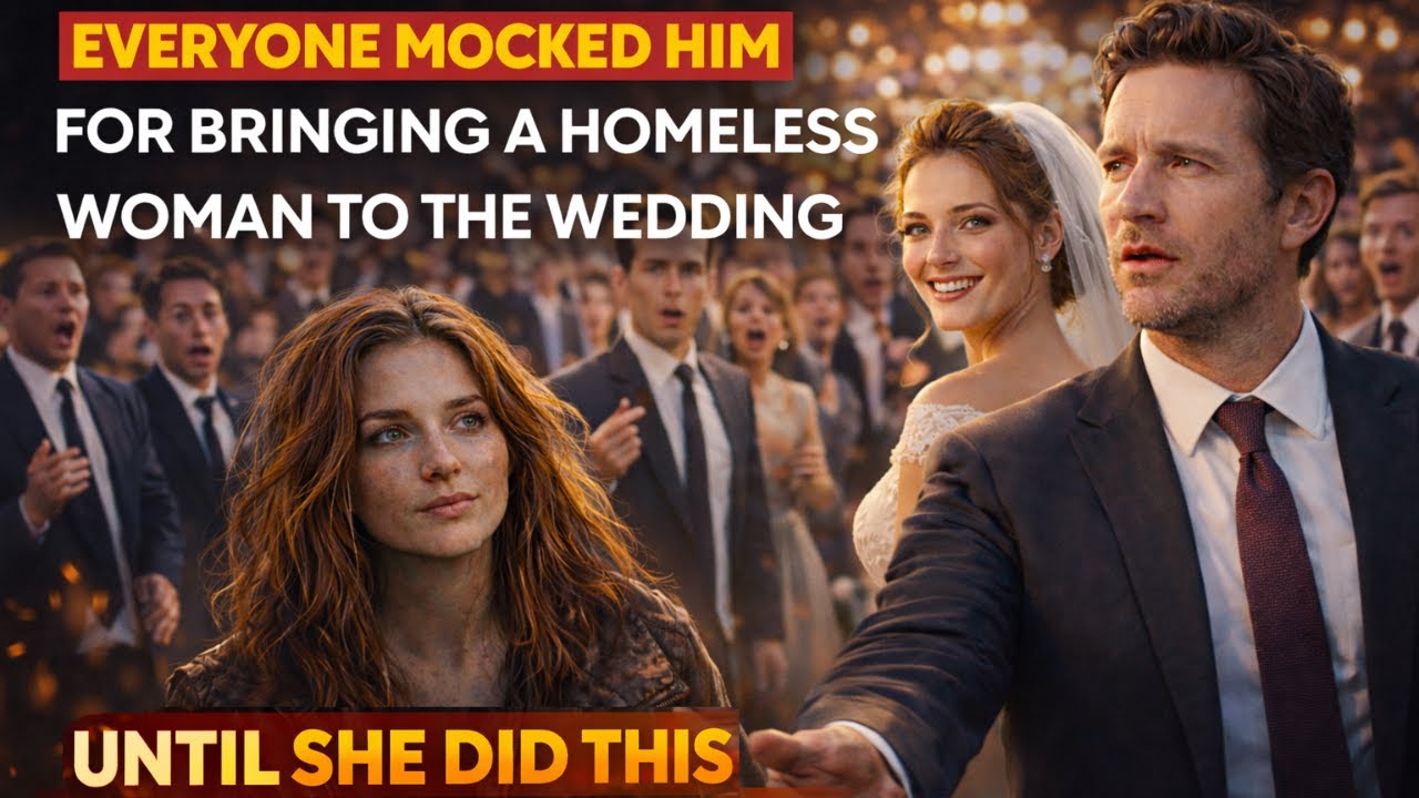 Everyone Mocked Him for Bringing a Homeless Woman to the Wedding... Until She Did This