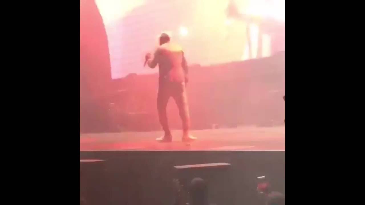 LeBron James performs POP STYLE with DRAKE at the Summer Sixteen Tour in Columbus