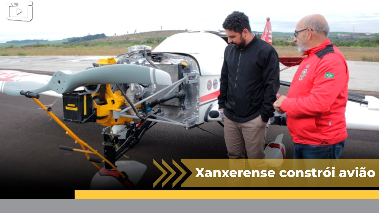 Xanxerense constrói próprio avião utilizando motor de Santana