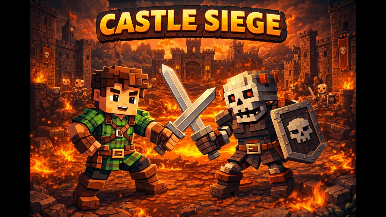 Castle Siege | Clearing a Lava Fortress in Hytale | No Commentary