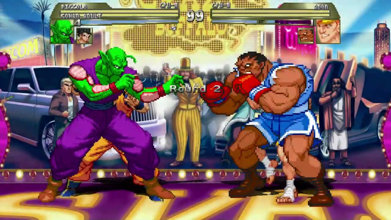 Ikemen Battle #12: Piccolo And Gohan Vs Balrog And Adon
