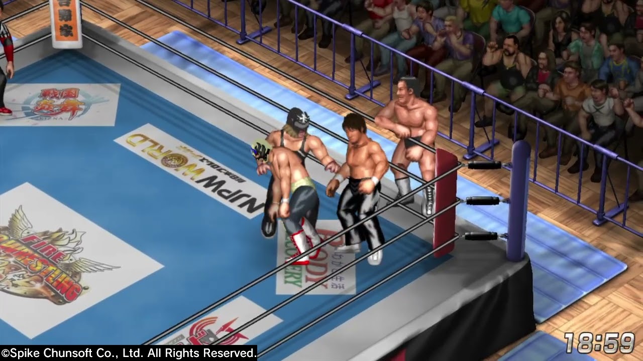 淵正信＆丸藤正道vsザ コブラ＆エル サムライ　スーパージュニアタッグリーグ戦【PS4FPW】