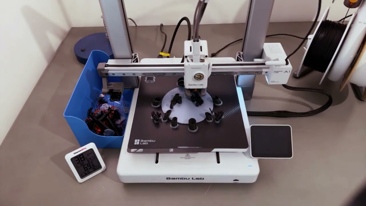 3D PRINTING XENOMORPH (x12 speed)