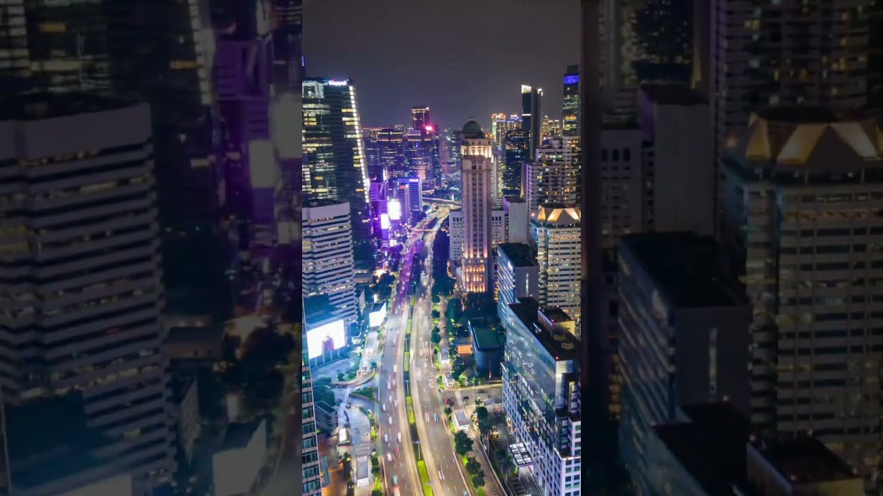 Jakarta at night 🤩 #jakarta #nightlife