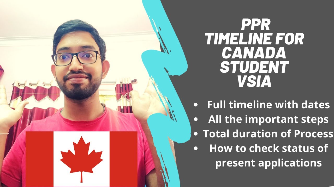PPR Timeline for Canada Student Visa with Dates- Fully Explained.