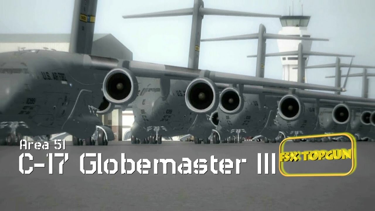 FSX C-17 Globemaster III (Boeing) - USAF large military transport aircraft.