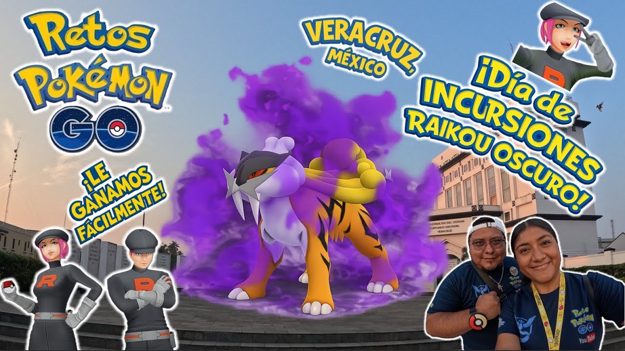 ¡Estuvo LOQUÍSIMO EL DÍA DE INCURSIONES OSCURAS DE RAIKOU OSCURO en POKÉMON GO! #pokemongo