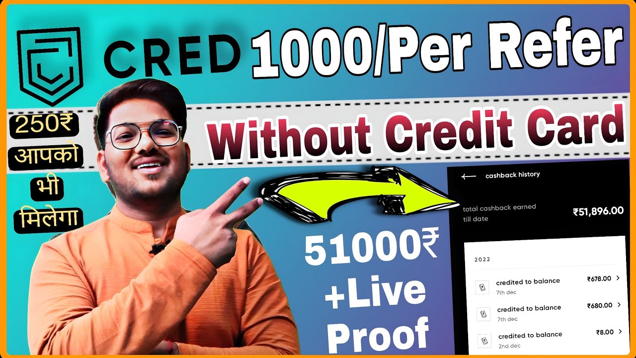 Cred App Refer and Earn | Cred App Refer and Earn 100% working Trick | cred Referral |No credit card