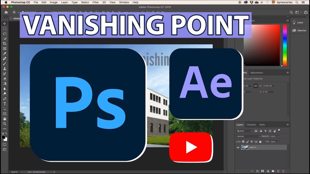 Perspectivas con Vanishing Point en Photoshop y After Effects⎪Tutorial⎪Tips