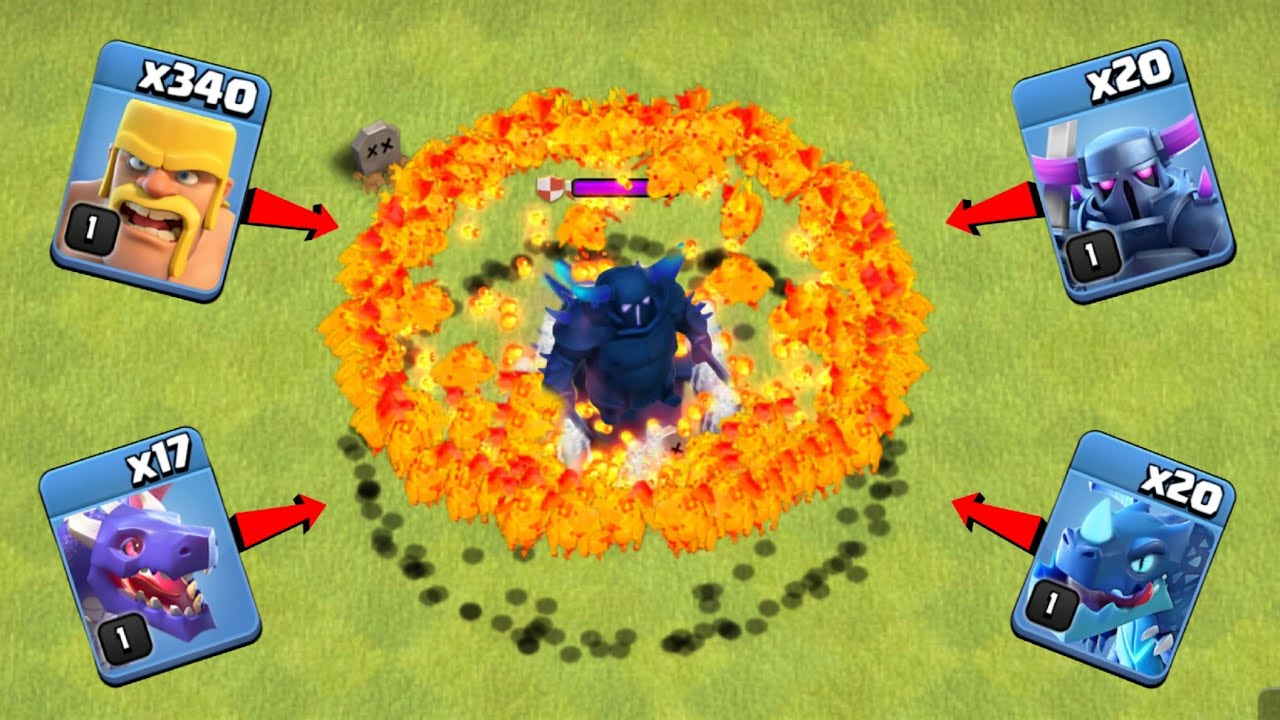 Momma Pekka vs Level One Troops | Clash Of Clans