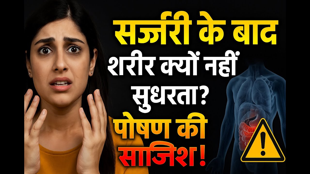 【पोस्ट-ऑप केयर की बड़ी भूल】सर्जरी के बाद धीमी रिकवरी का असली कारण: पोषण की कमी!