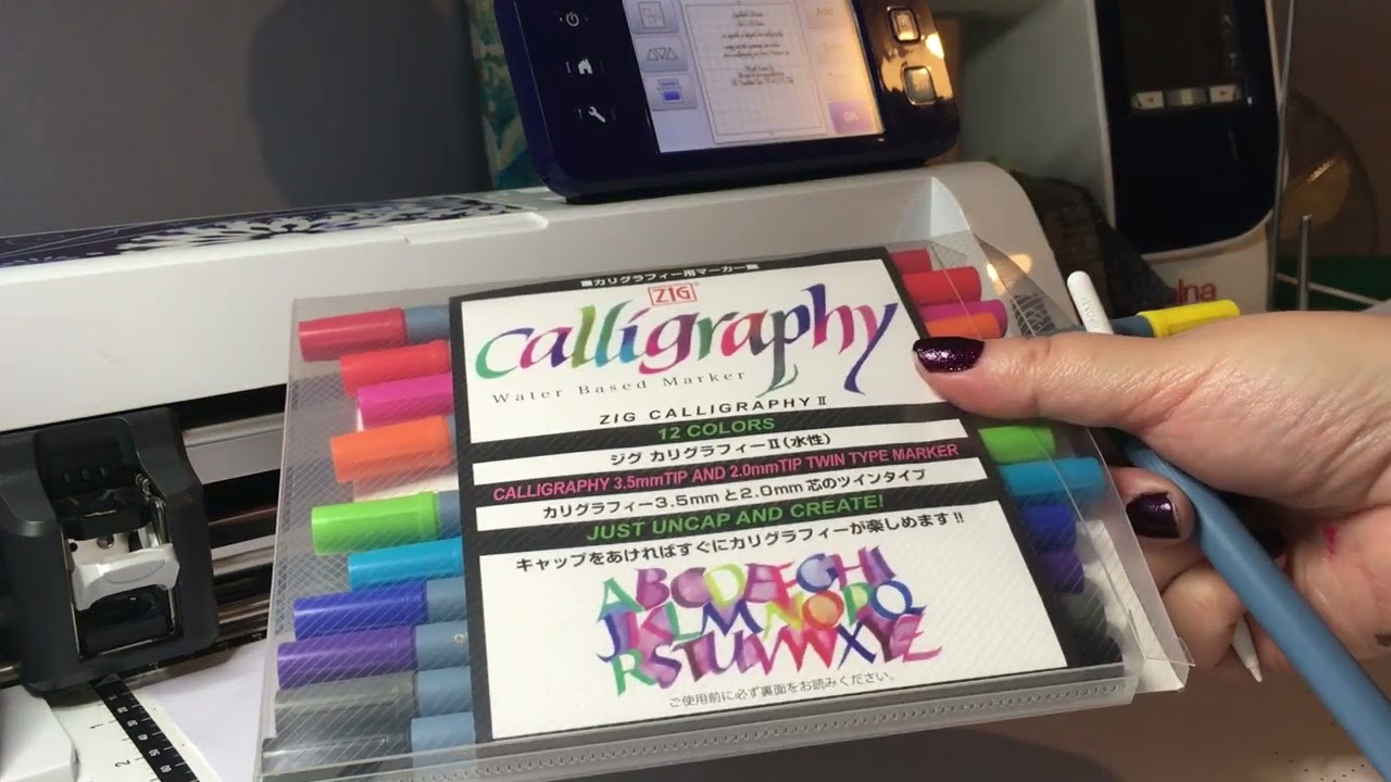 ScanNCut Calligraphy Kit tutorial   LIGHTBULB MOMENT for CM machines!