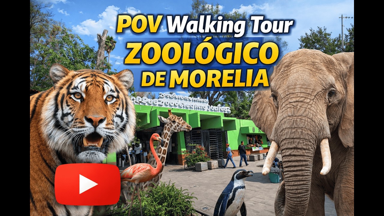 POV Walking Tour Zoológico de Morelia | Recorrido Completo 2026