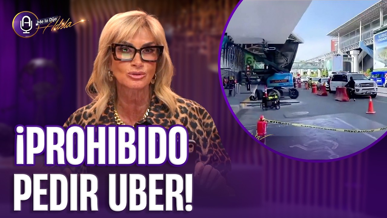 CAOS en el Aeropuerto de CDMX: GUARDIA NACIONAL bloquea UBER y pasajeros EXPLOTAN | MLDA