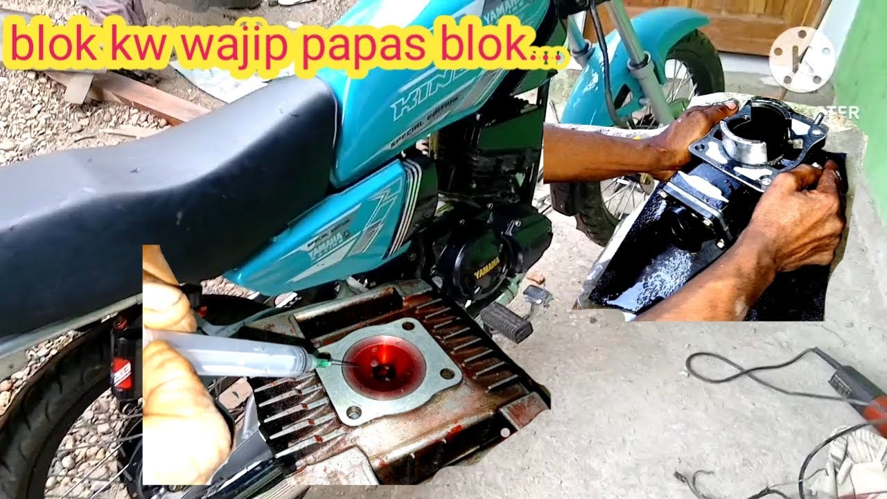 Papas blok kw rx king biar tdk low kompresi