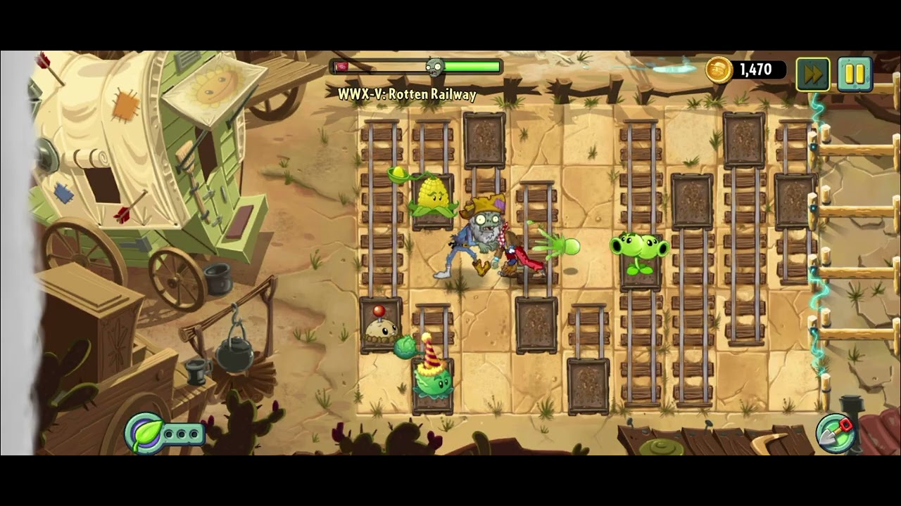 plants vs zombies altverz wild west day X-V